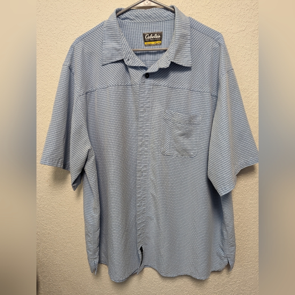 GUC Cabela's Men's Short Sleeve Button Up Shirt